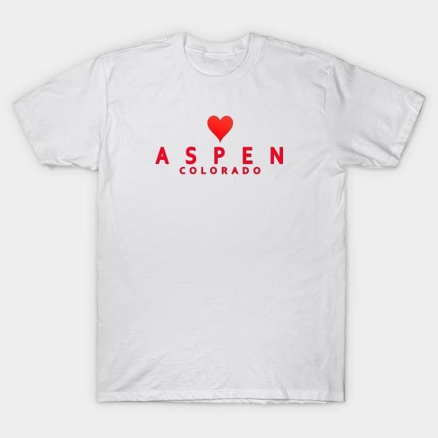 Aspen Colorado T-Shirt by SeattleDesignCompany